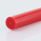Polyurethane round section belt with tension cord 95 ShA red smooth